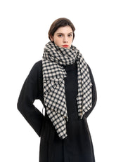 Checkerboard Plaid Scarf Sai Feel